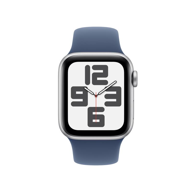 Apple WATCH SE (2022) 40mm GPS+Cellular Aluminiumgehäuse Silber Sportarmband Denim S/M