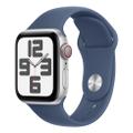 Apple WATCH SE (2022) 40mm GPS+Cellular Aluminiumgehäuse Silber Sportarmband Denim S/M