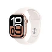 Apple Watch Series 10 42mm GPS Aluminiumgehäuse Roségold Sportarmband Blassrosa M/L