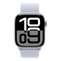 Apple Watch Series 10 42mm GPS Aluminiumgehäuse Silber Sport Loop Blaue Wolke