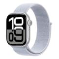 Apple Watch Series 10 42mm GPS Aluminiumgehäuse Silber Sport Loop Blaue Wolke