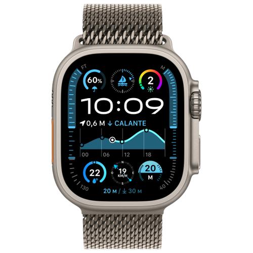 Apple Apple WATCH Ultra 2 49mm GPS+Cellular Titangehäuse Milanese Armband Titan M