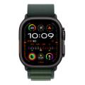 Apple WATCH Ultra 2 49mm GPS+Cellular Titangehäuse Schwarz Alpine Loop Dunkelgrün L