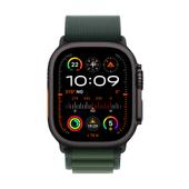 Apple WATCH Ultra 2 49mm GPS+Cellular Titangehäuse Schwarz Alpine Loop Dunkelgrün L