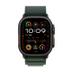 WATCH Ultra 2 49mm GPS+Cellular Titangehäuse Schwarz Alpine Loop Dunkelgrün L