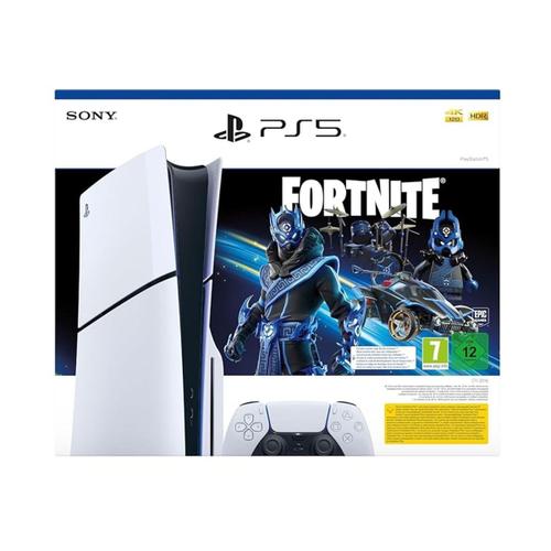 Sony Sony PlayStation 5 Slim Disc Edition 1TB Weiß - Fortnite Cobalt Star Bundle