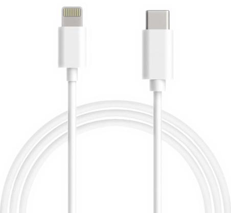Universal Universal Ladekabel 2m USB-C auf Lightning Weiß
