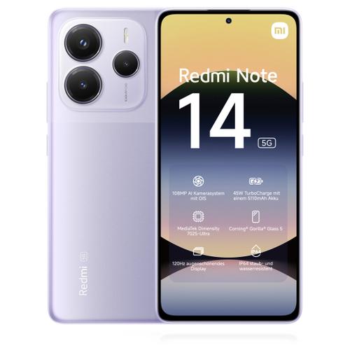 Xiaomi Xiaomi Redmi Note 14 5G 256GB Lavender Purple