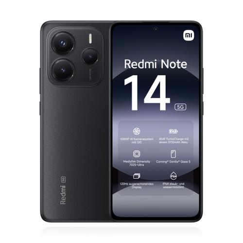 Xiaomi Xiaomi Redmi Note 14 5G 256GB Midnight Black