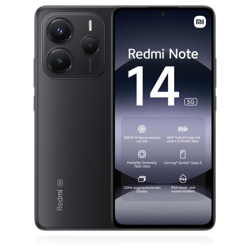 Xiaomi Xiaomi Redmi Note 14 5G 256GB Midnight Black