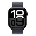 Apple Watch Series 10 46mm GPS+Cellular Aluminiumgehäuse Diamantschwarz Sport Loop Tinte