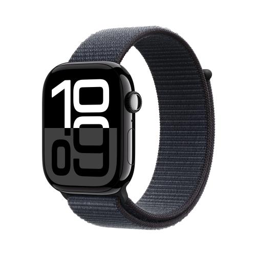 Apple Apple Watch Series 10 46m GPS+Cellular Aluminiumgehäuse Jet Black Sport Loop Tinte