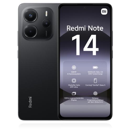 Xiaomi Xiaomi Redmi Note 14 4G 6GB RAM 128GB Midnight Black