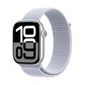 Apple Watch Series 10 46mm GPS+Cellular Aluminiumgehäuse Silber Sport Loop Blaue Wolke