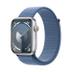 WATCH Series 9 45mm GPS Aluminiumgehäuse Silber Sport Loop Winterblau