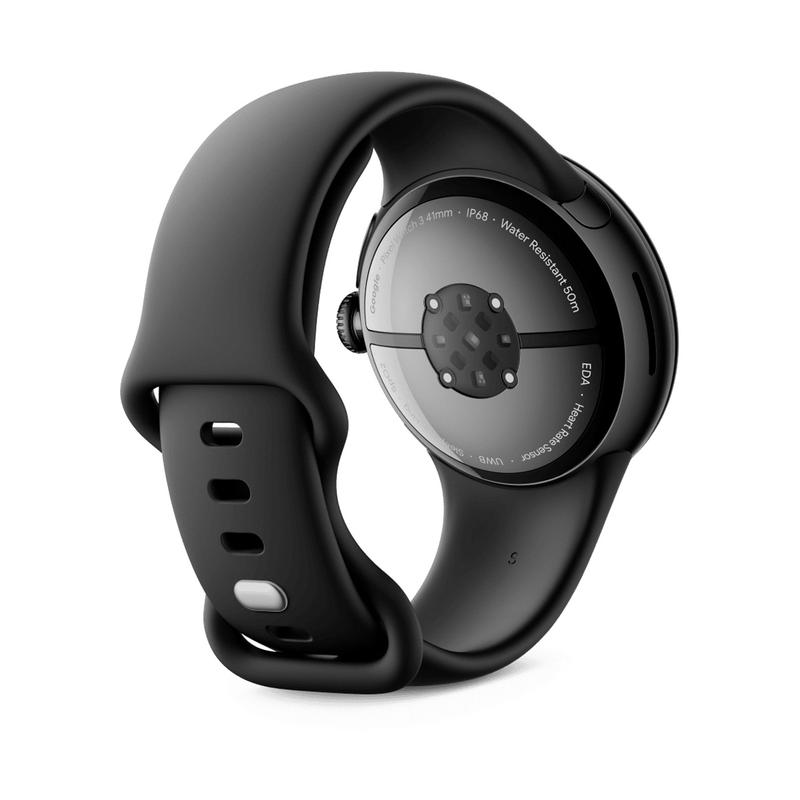 Google Pixel Watch 3 41mm LTE Matte Black Sportarmband Obsidian