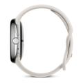 Google Pixel Watch 3 45mm Bluetooth Polished Silver Sportarmband Porcelain