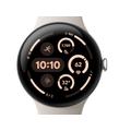 Google Pixel Watch 3 45mm Bluetooth Polished Silver Sportarmband Porcelain