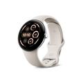 Google Pixel Watch 3 45mm Bluetooth Polished Silver Sportarmband Porcelain