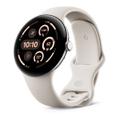 Google Pixel Watch 3 45mm Bluetooth Polished Silver Sportarmband Porcelain