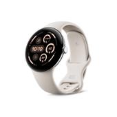 Google Pixel Watch 3 45mm Bluetooth Polished Silver Sportarmband Porcelain