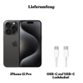 Apple iPhone 15 Pro 128GB Titan Schwarz