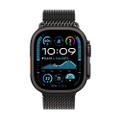 Apple WATCH Ultra 2 49mm GPS+Cellular Titangehäuse Schwarz Milanaisearmband Schwarz L
