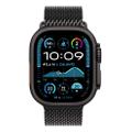 Apple WATCH Ultra 2 49mm GPS+Cellular Titangehäuse Schwarz Milanaisearmband Schwarz L
