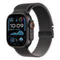 Apple WATCH Ultra 2 49mm GPS+Cellular Titangehäuse Schwarz Milanaisearmband Schwarz L