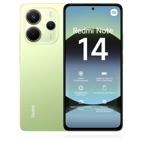 Xiaomi Xiaomi Redmi Note 14 4G 8GB 256GB Lime Green