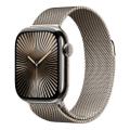 Apple Watch Series 10 42mm GPS+Cellular Titangehäuse Natur Milanaisearmband Natur