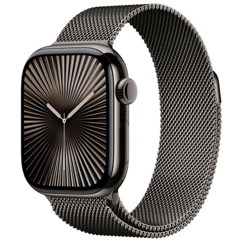 Apple Apple Watch Series 10 42mm GPS+Cellular Titangehäuse Schiefer Milanaisearmband Schiefer