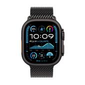 Apple WATCH Ultra 2 49mm GPS+Cellular Titangehäuse Schwarz Milanaisermband Schwarz M