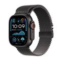 Apple WATCH Ultra 2 49mm GPS+Cellular Titangehäuse Schwarz Milanaisermband Schwarz M