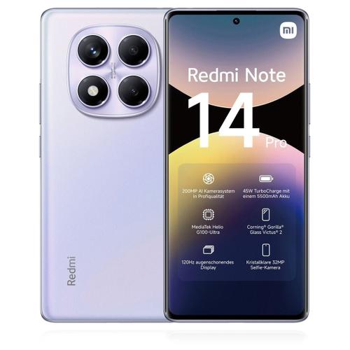 Xiaomi Xiaomi Redmi Note 14 Pro 4G 256GB Aurora Purple