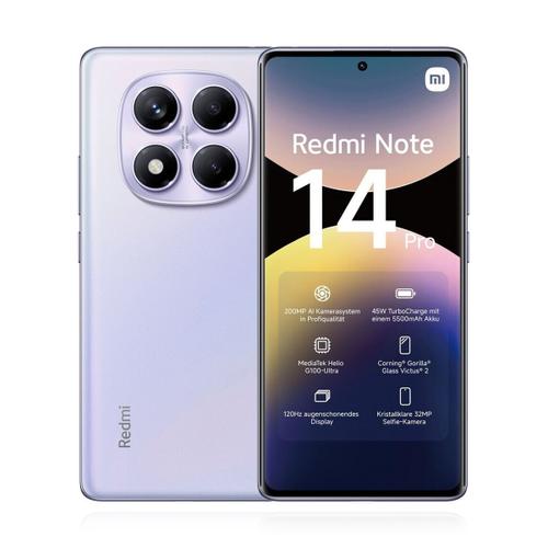 Xiaomi Redmi Note 14 Pro 4G 256GB Aurora Purple verkaufen