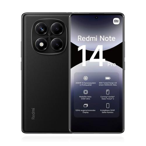 Xiaomi Redmi Note 14 Pro 4G 256GB Midnight Black verkaufen