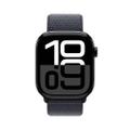 Apple Watch Series 10 46mm GPS Aluminiumgehäuse Diamantschwarz Sport Loop Tinte