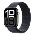 Apple Watch Series 10 46mm GPS Aluminiumgehäuse Diamantschwarz Sport Loop Tinte