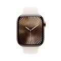 Apple Watch Series 10 46mm GPS+Cellular Titangehäuse Gold Sportarmband Polarstern M/L