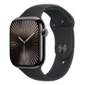 Apple Watch Series 10 46mm GPS+Cellular Titangehäuse Schiefer Sportarmband Diamantschwarz S/M