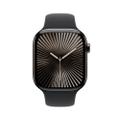 Apple Watch Series 10 46mm GPS+Cellular Titangehäuse Schiefer Sportarmband Diamantschwarz S/M