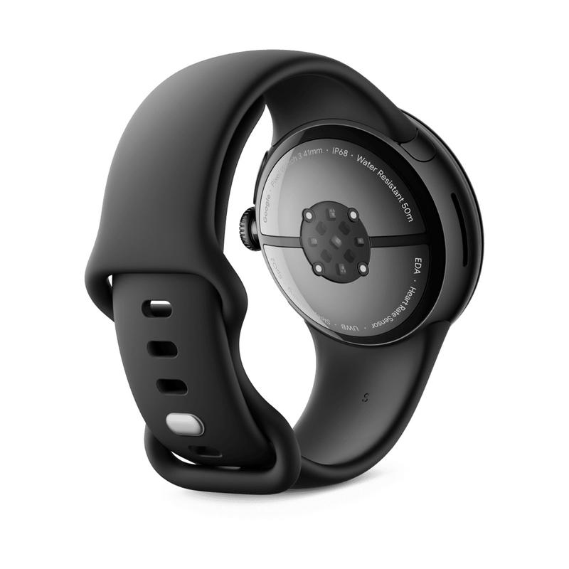 Google Pixel Watch 3 41mm Bluetooth Matte Black Sportarmband Obsidian