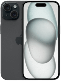Logo Apple iPhone 15 Plus 128GB Schwarz