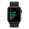 Apple WATCH SE (2022) 40mm GPS Aluminiumgehäuse Mitternacht Sport Loop Mitternacht