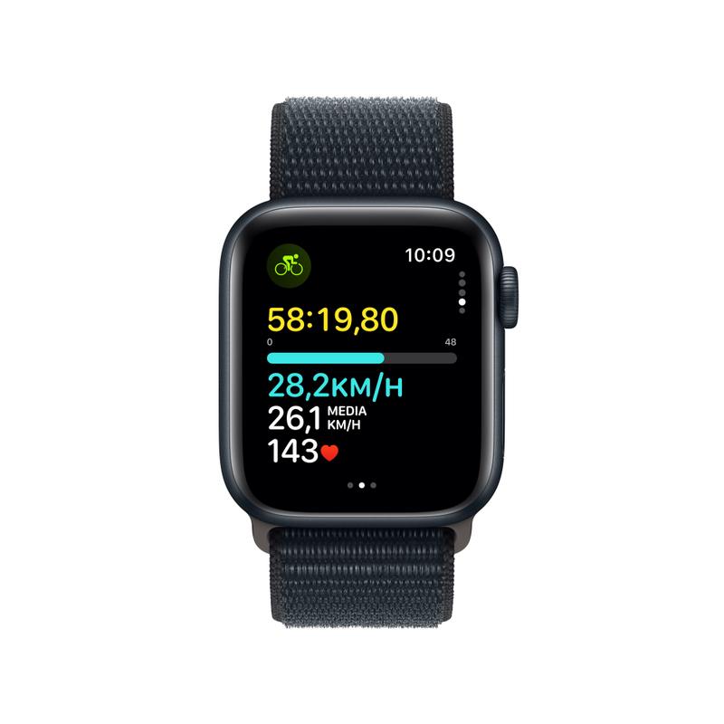 Apple WATCH SE (2022) 40mm GPS Aluminiumgehäuse Mitternacht Sport Loop Mitternacht