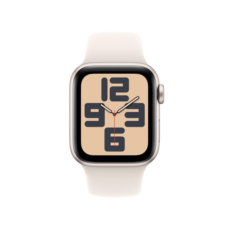 Apple WATCH SE (2023) 40mm GPS Aluminiumgehäuse Polarstern Sportarmband Polarstern M/L