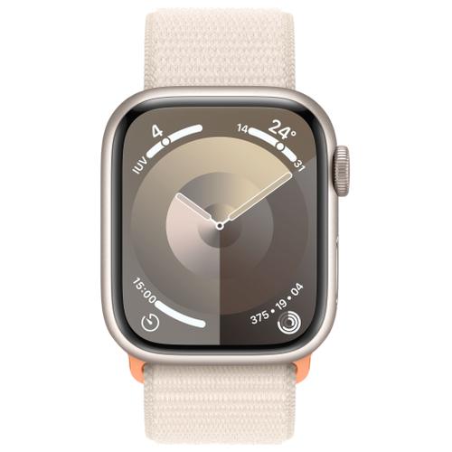 Apple Apple WATCH Series 9 41mm GPS Aluminiumgehäuse Polarstern Sport Loop Polarstern