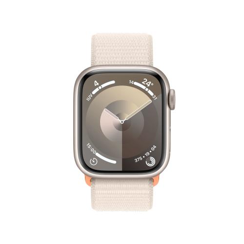 Apple WATCH Series 9 41mm GPS Aluminiumgehäuse Polarstern Sport Loop Polarstern verkaufen
