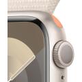 Apple WATCH Series 9 41mm GPS Aluminiumgehäuse Polarstern Sport Loop Polarstern